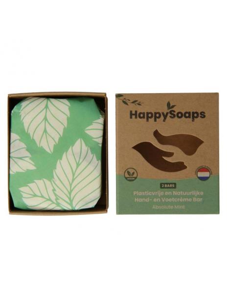 Happysoaps happy hand&voetcr bar abs mint