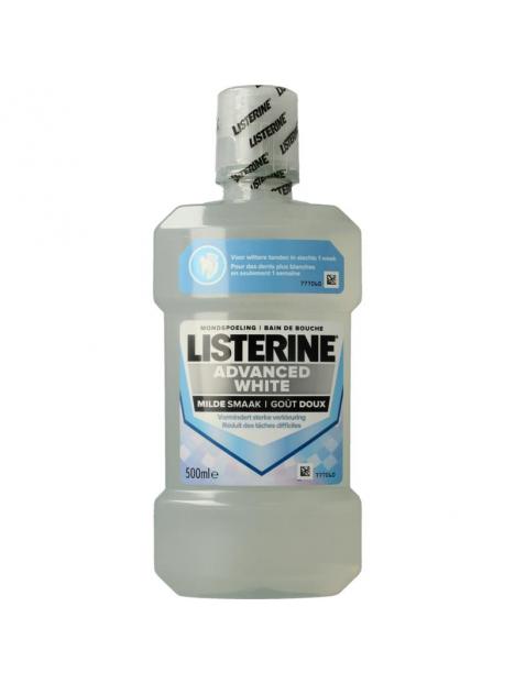 Listerine Mondwater advanced white mild