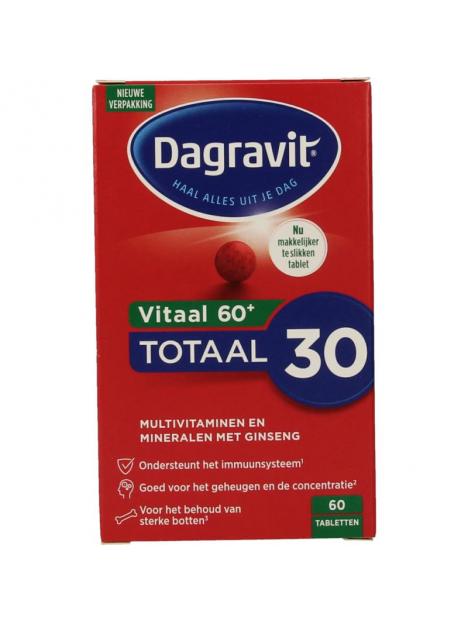 Dagravit Dagravit totaal 30 vitaal 60+