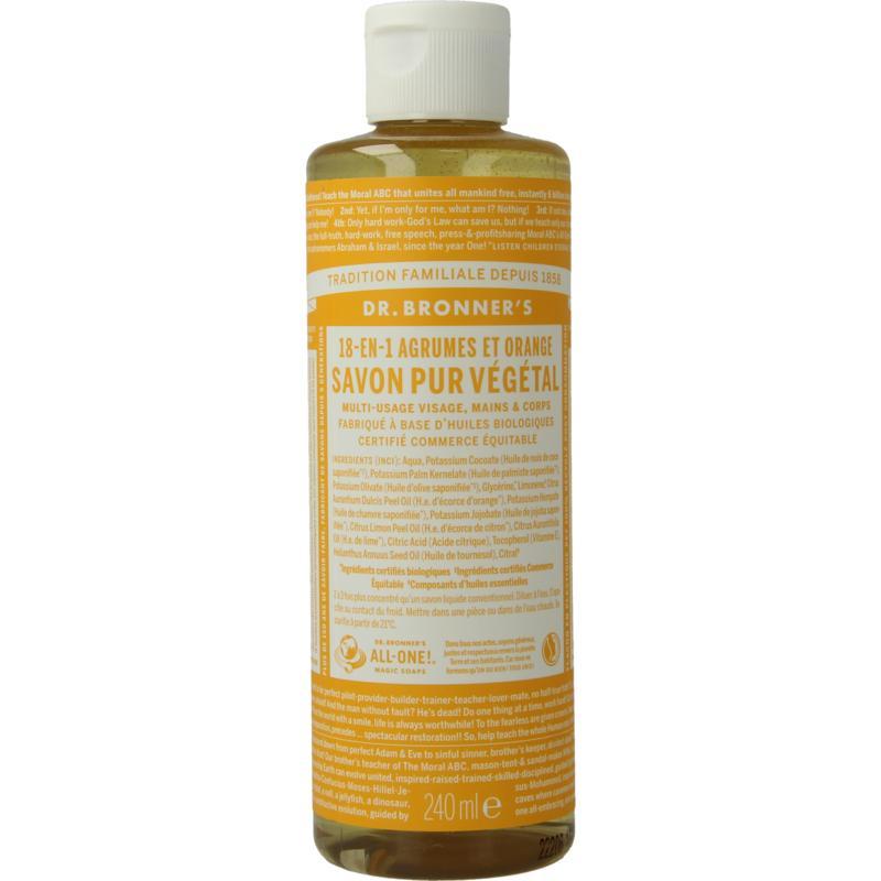 Dr Bronners bronners liquid soap citrus