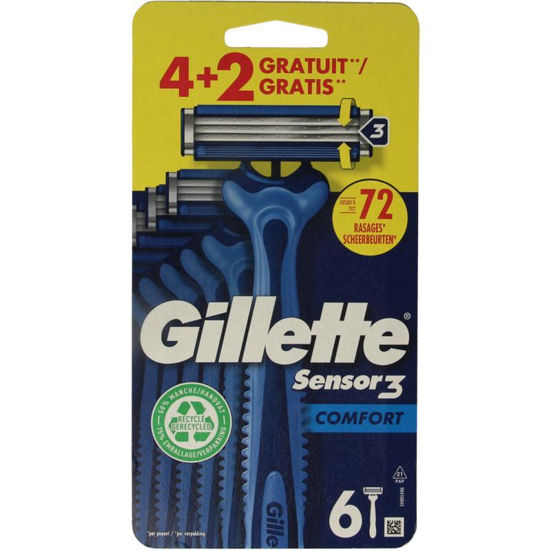 Gillette Gillette sensor 3 comf wegwerp