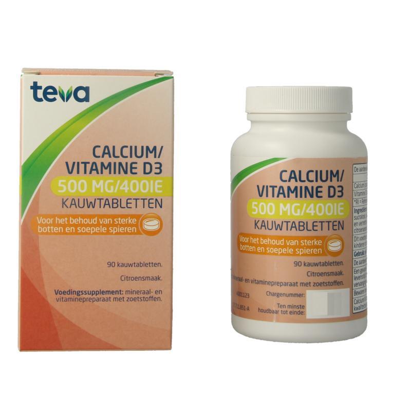 Teva calcium/vit d kt 500mg/400ie