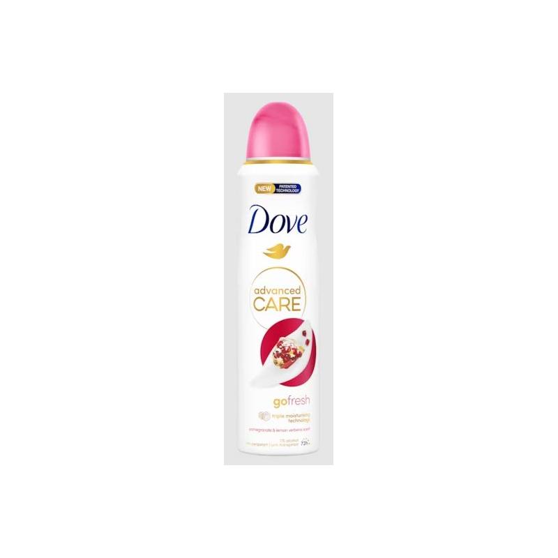 Dove Deospray go fresh pomegranate