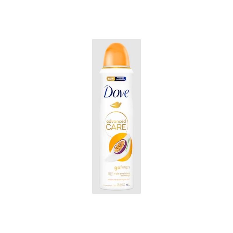 Dove Deospray go fresh passie & citroengras