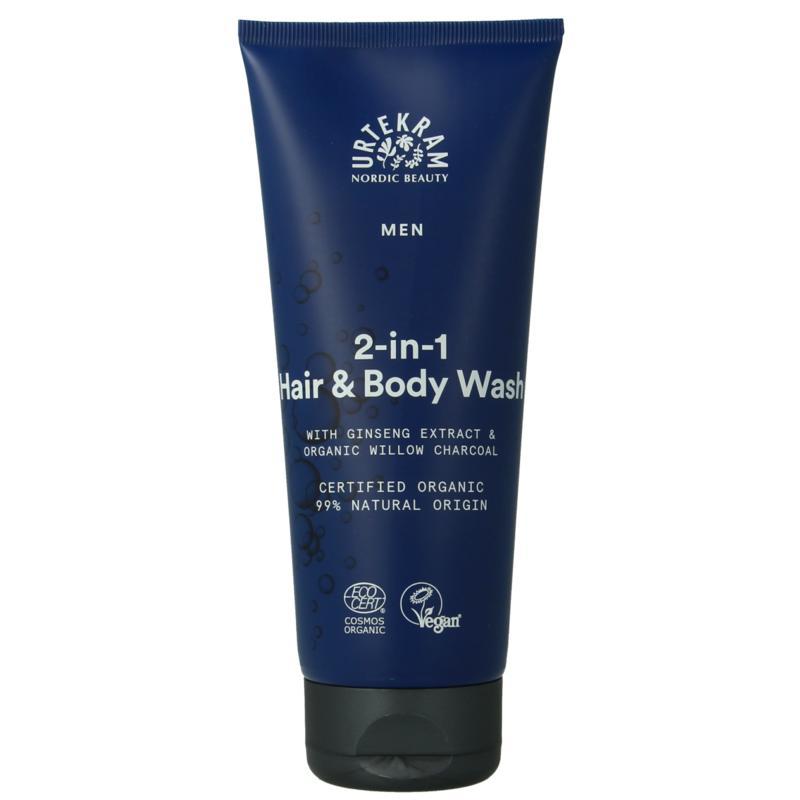 Urtekram men haar en body wash