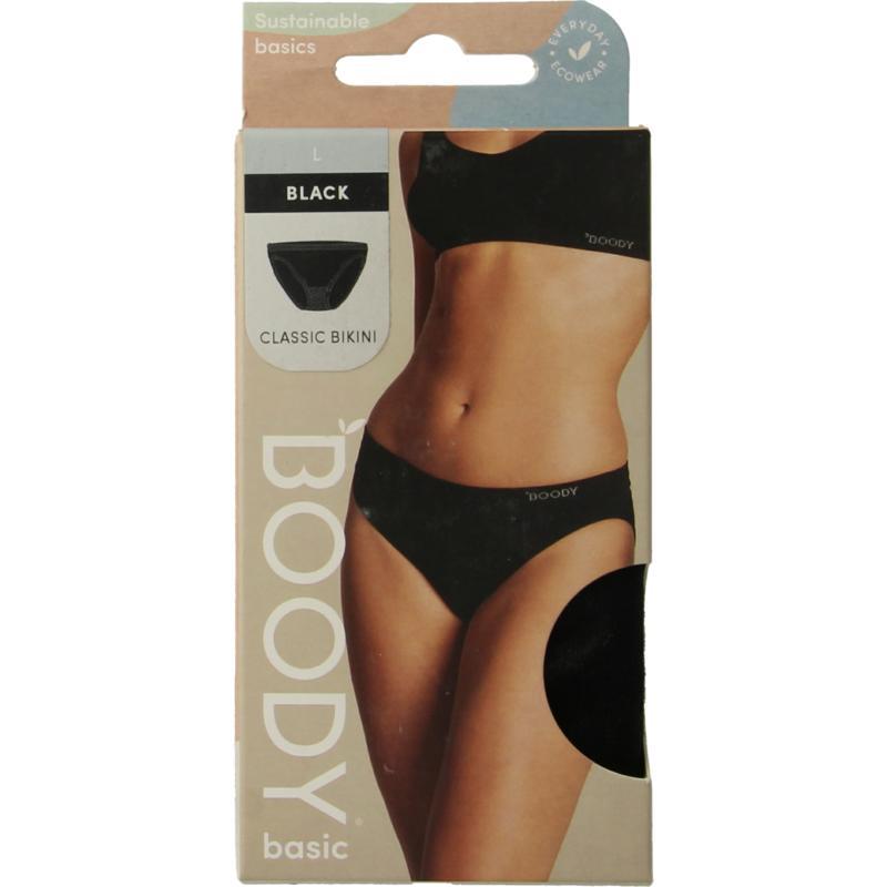 Boody classic bikinislip zwart large