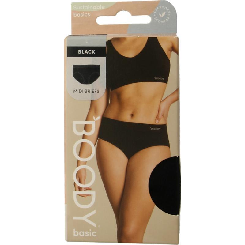 Boody midi heupslip zwart large