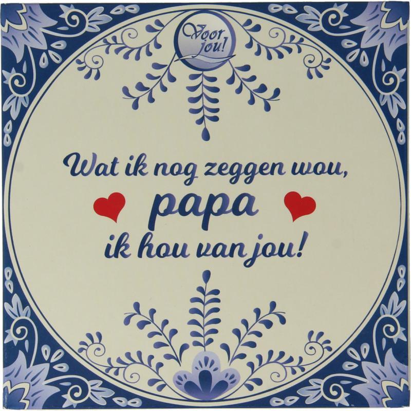 Voor Jou! tablet pap hou van jou