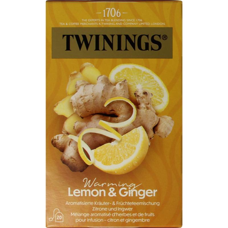 Twinings infusions lemon ginger