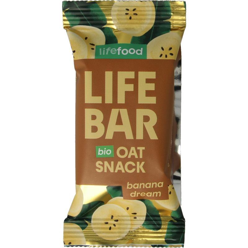 Lifefood lifebar oatsnack banana dream