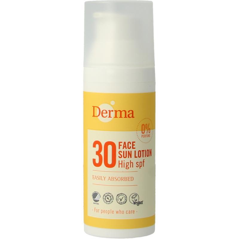 Derma Derma sun face lotion spf30