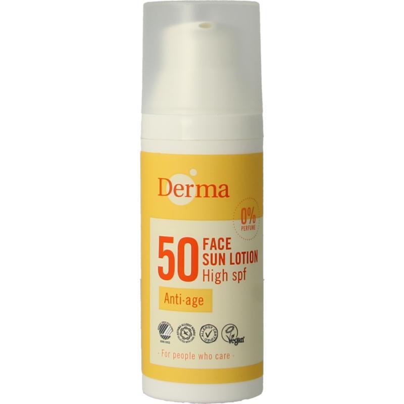 Derma Derma sun face lotion spf50