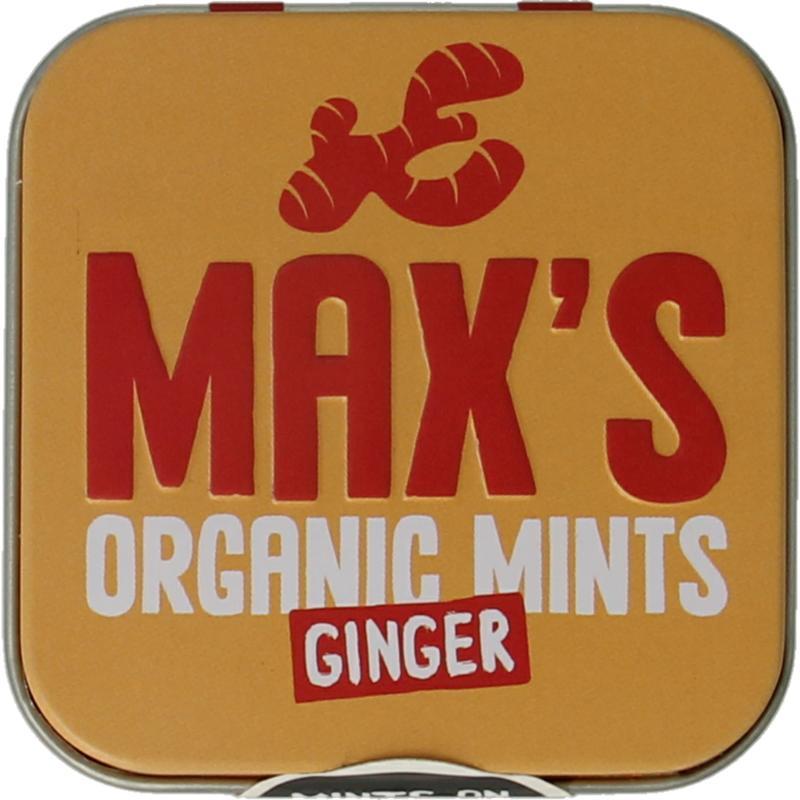 Max Mints Ginger blikje vierkant