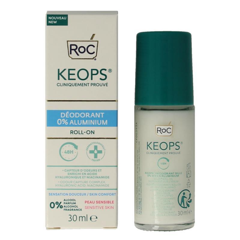 ROC keops deodorant rollon 0% alu