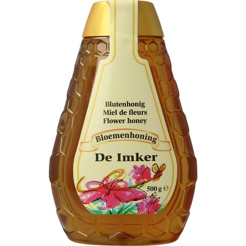 De Imker imker bloemenhoning knijpfles