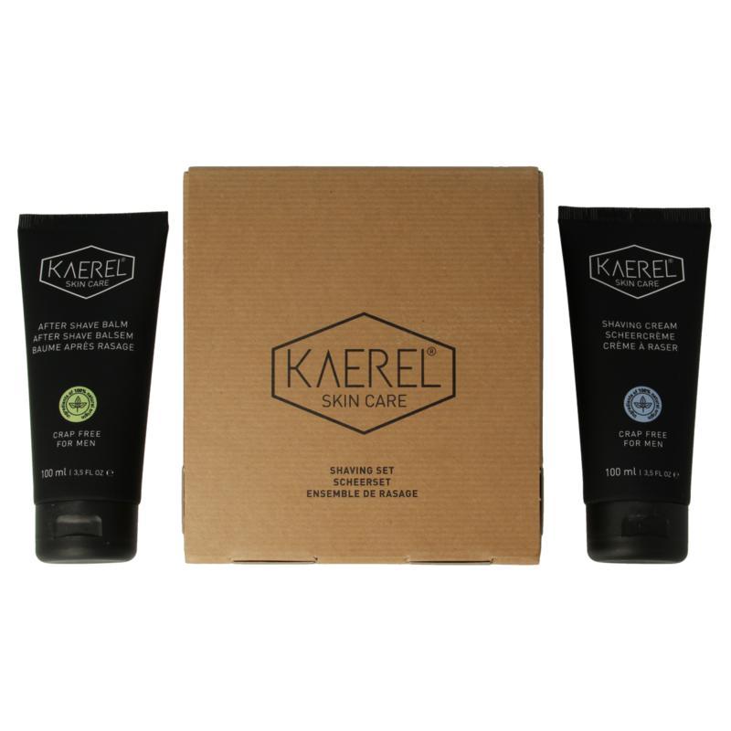 Kaerel Skin care shavingset scheercreme & aftershave