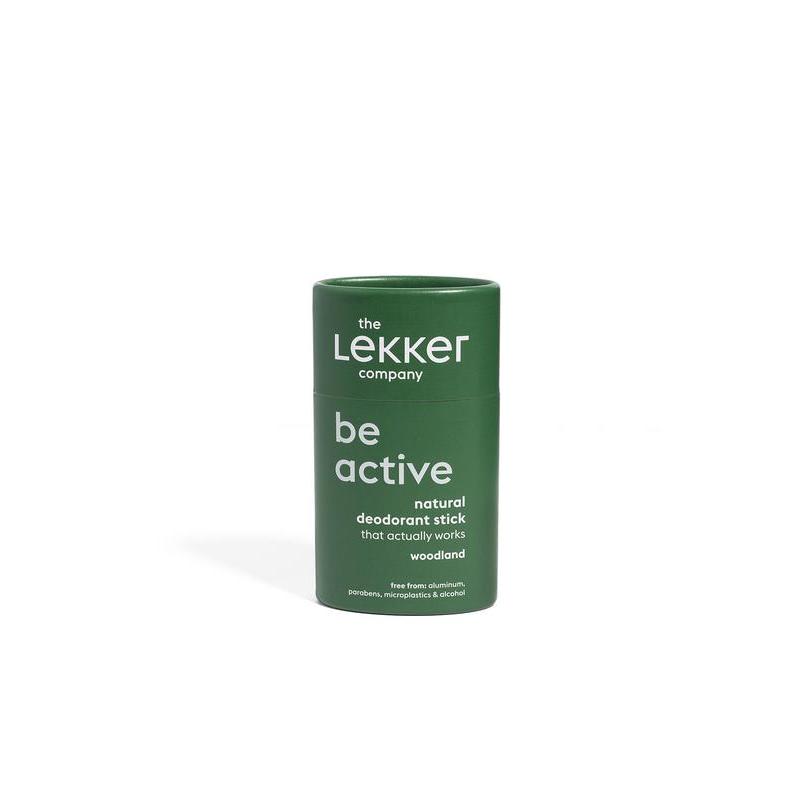 Lekker Company deodorant stick woodland