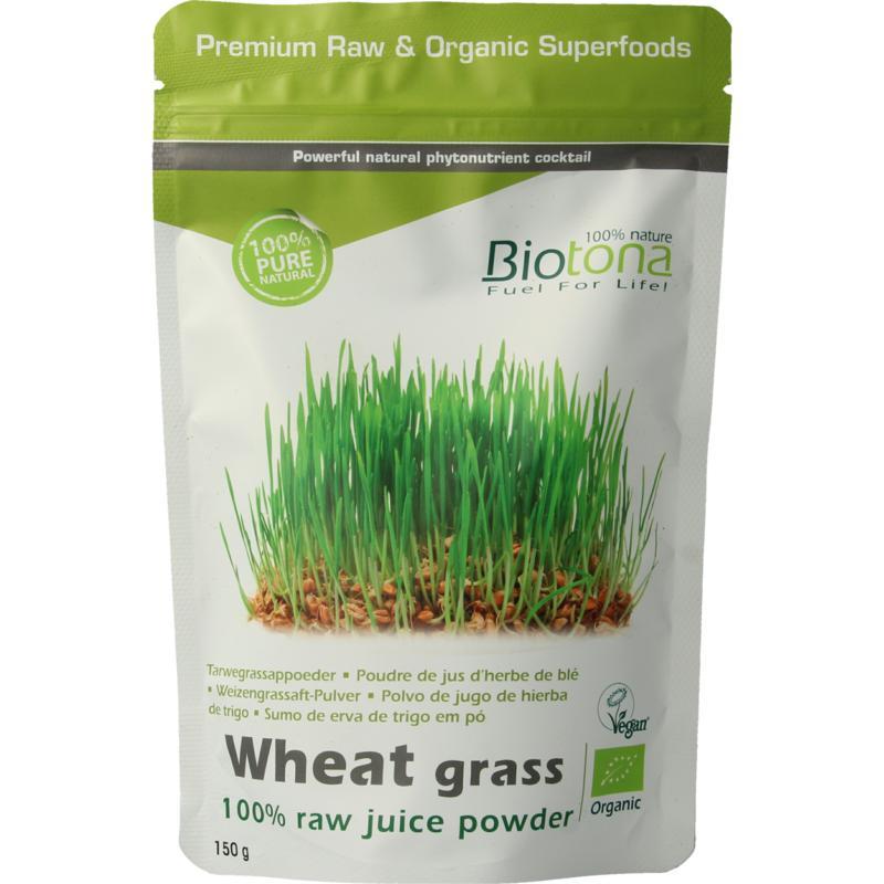 Biotona wheat grass raw bio