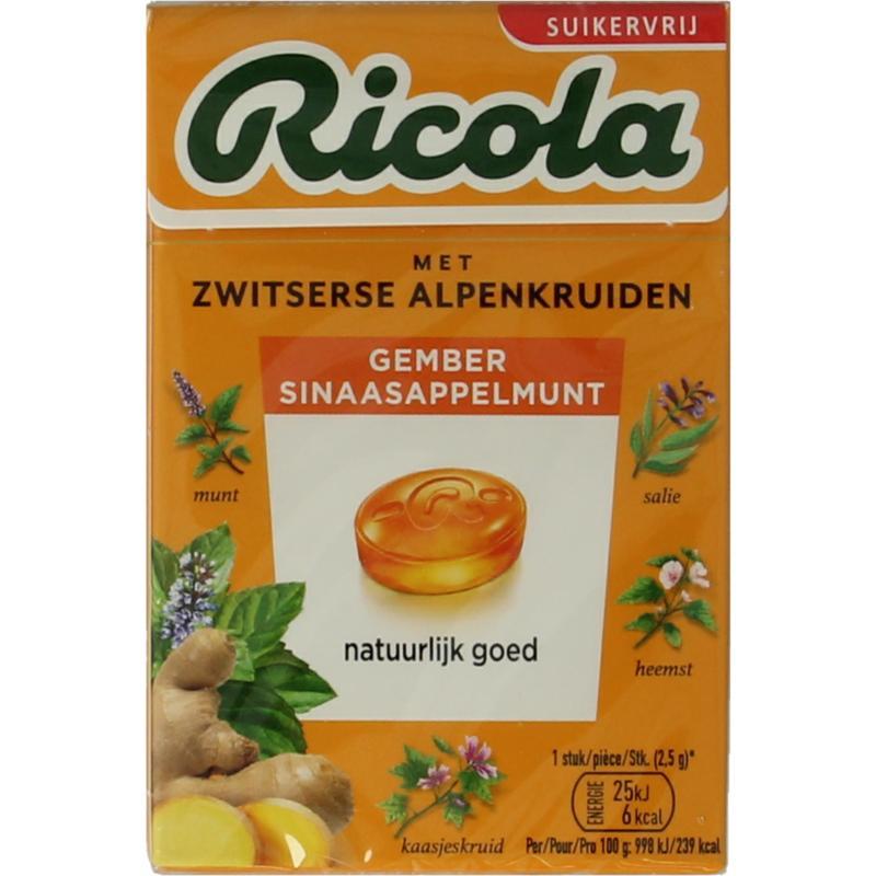 Ricola Ricola gember sinaasmunt sv