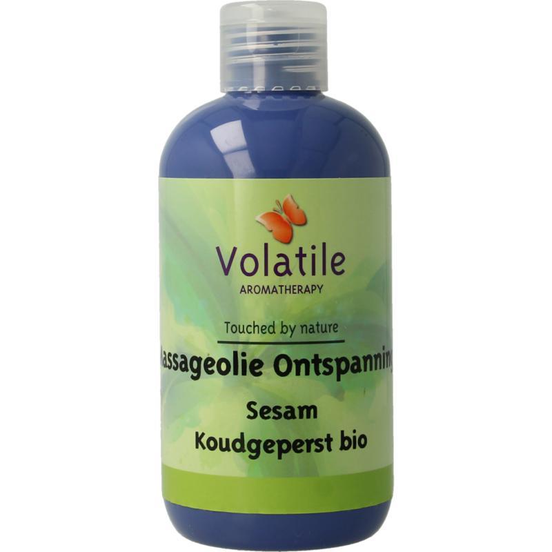 Volatile massageolie sesam ontspanning