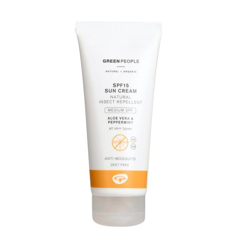 Green People suncream pspf15 w nat ins repe