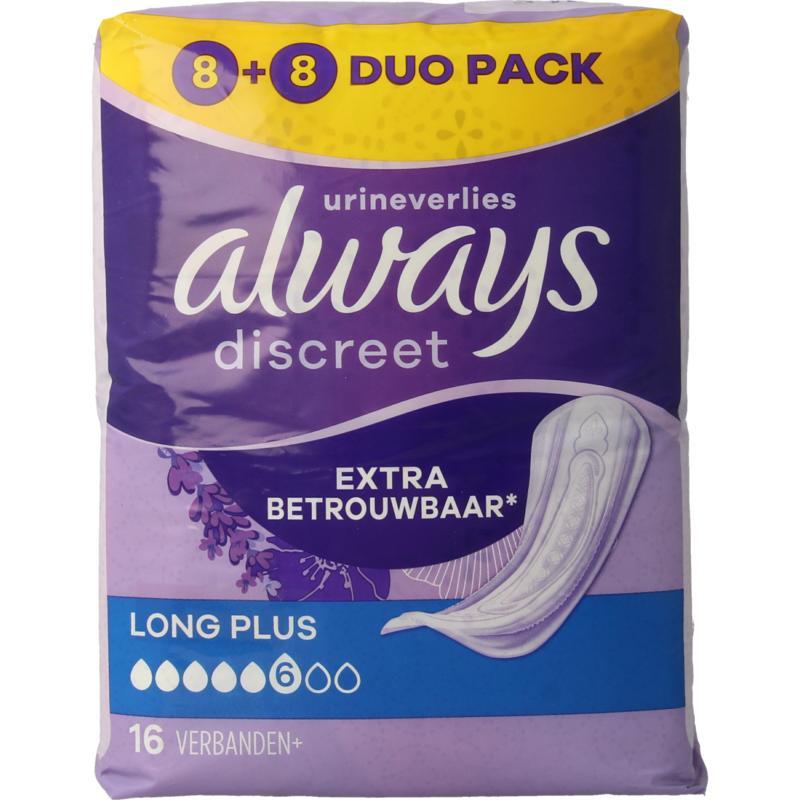 Always Discreet long+