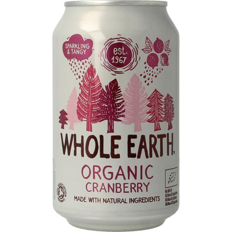 Whole Earth sparkling cranberry dem bio