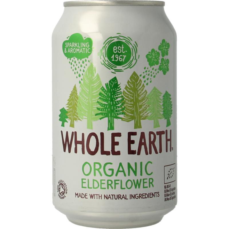 Whole Earth sparkling elderflower dem bio