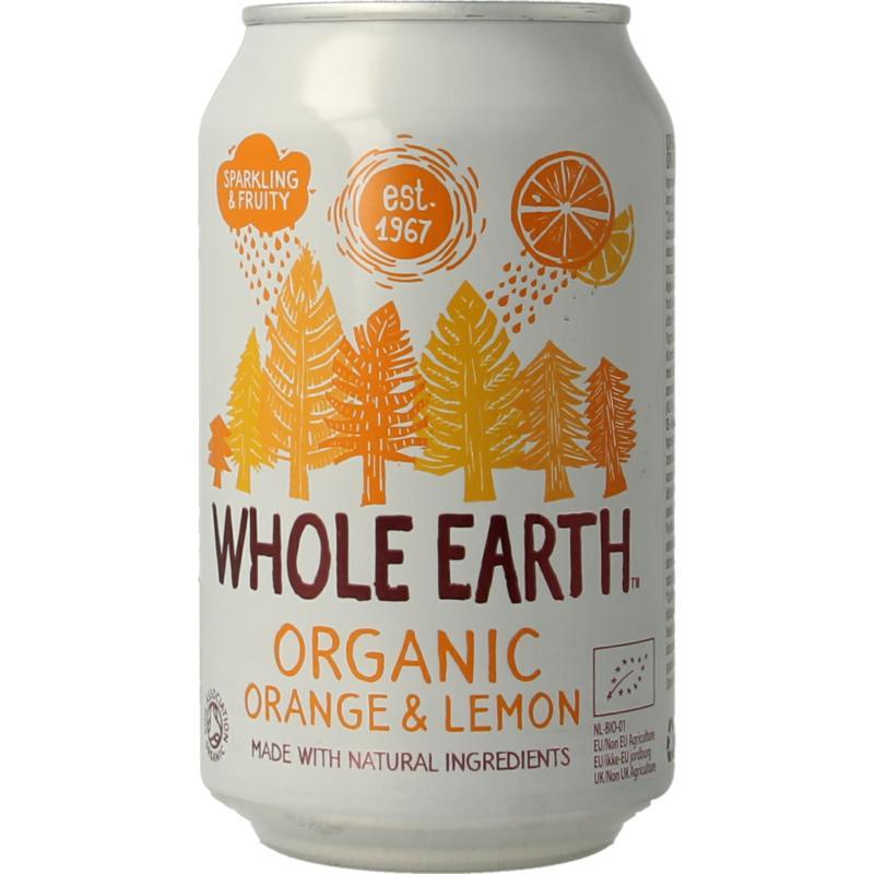 Whole Earth sparkling orange&lemon dem bio