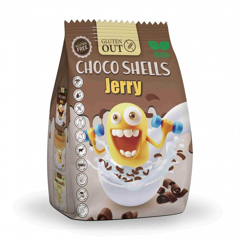 Gluten Out Jerry choco shells