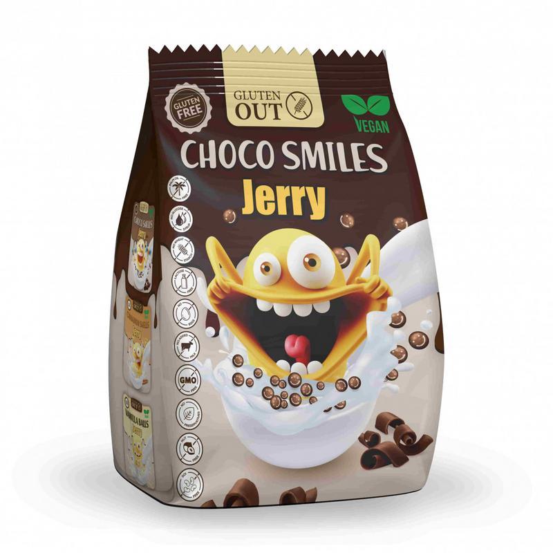 Gluten Out Jerry choco smiles