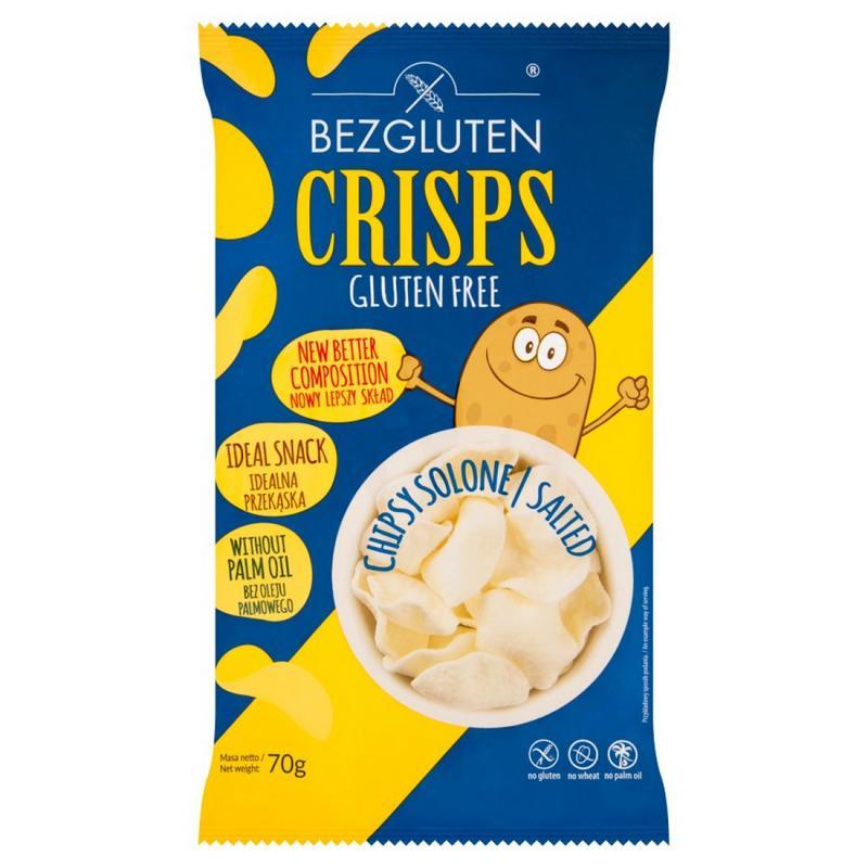 Bezgluten crisps gezouten