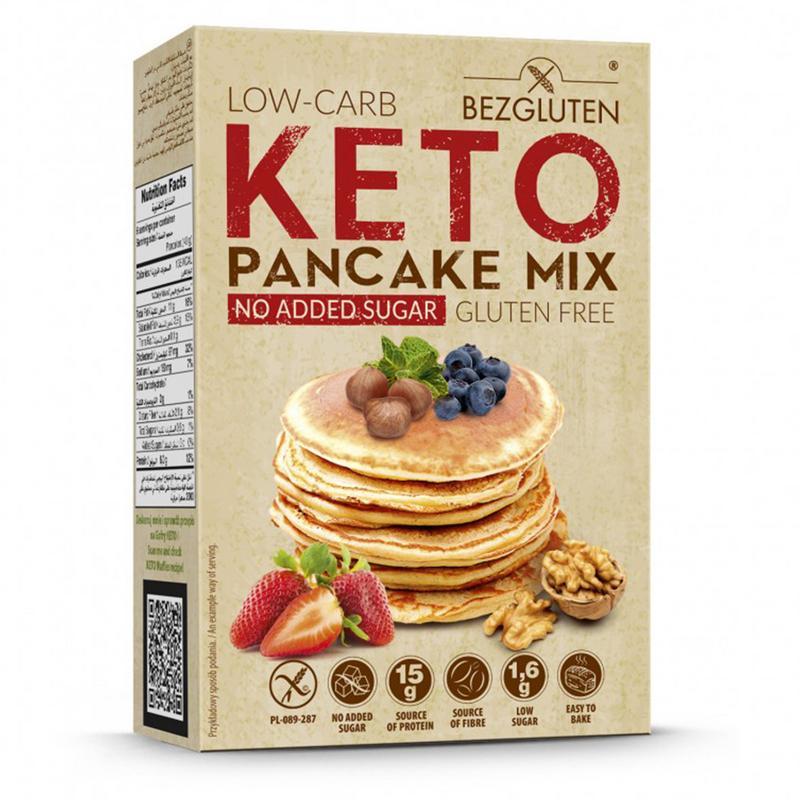 Bezgluten keto pancake mix