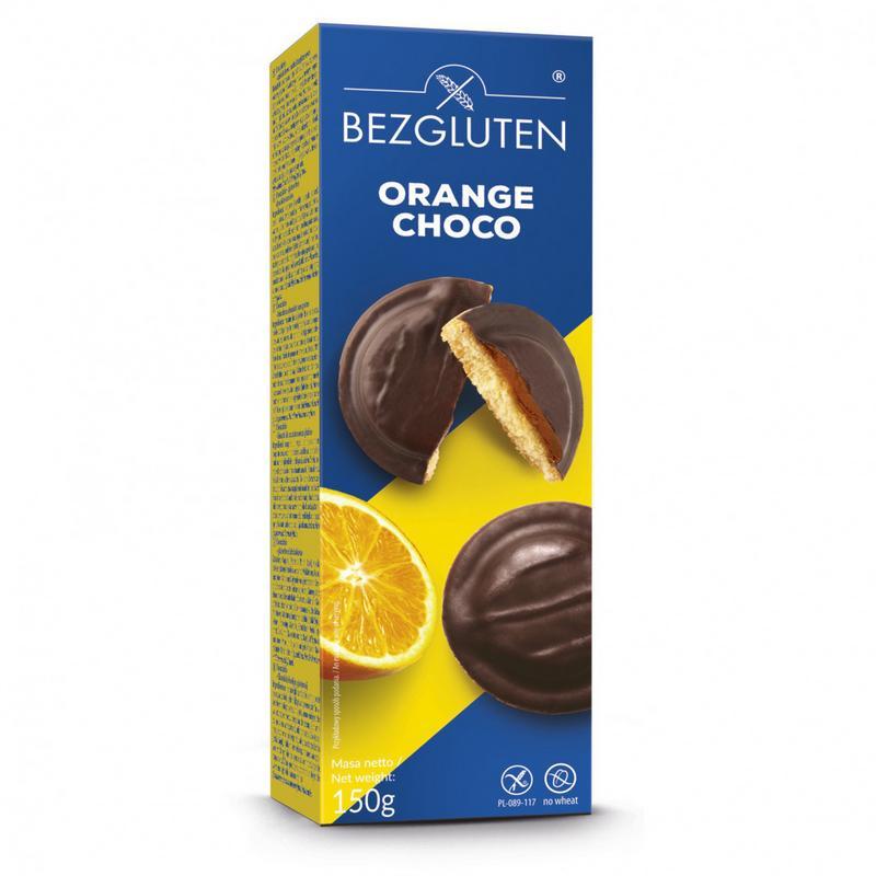 Bezgluten orange choco biscuits