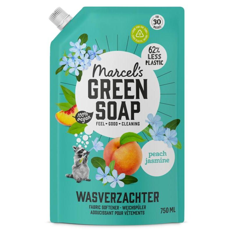 Marcel's GR Soap wasverz perzik&jasmijn navul