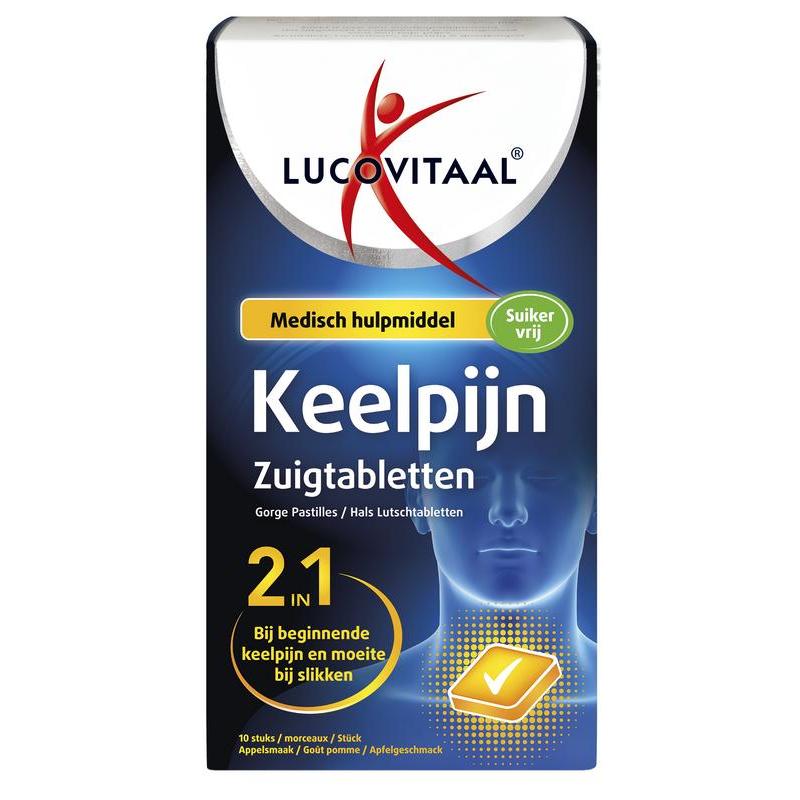 Lucovitaal keelpijn 2 in 1