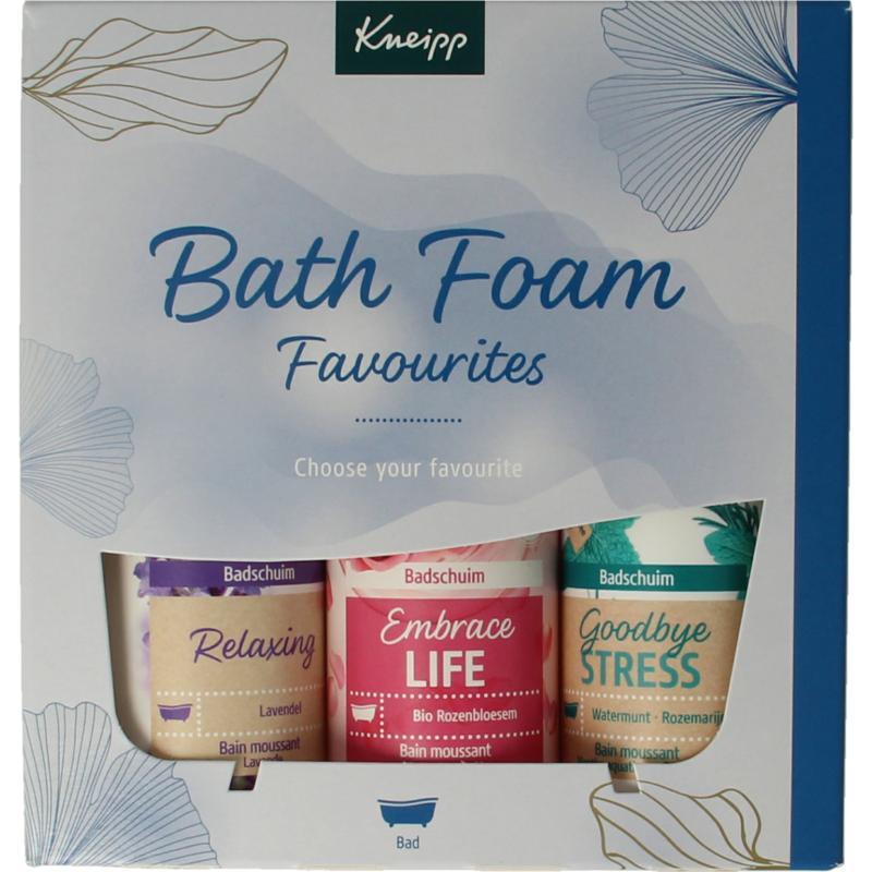 Kneipp geschenkset bath foam favourit