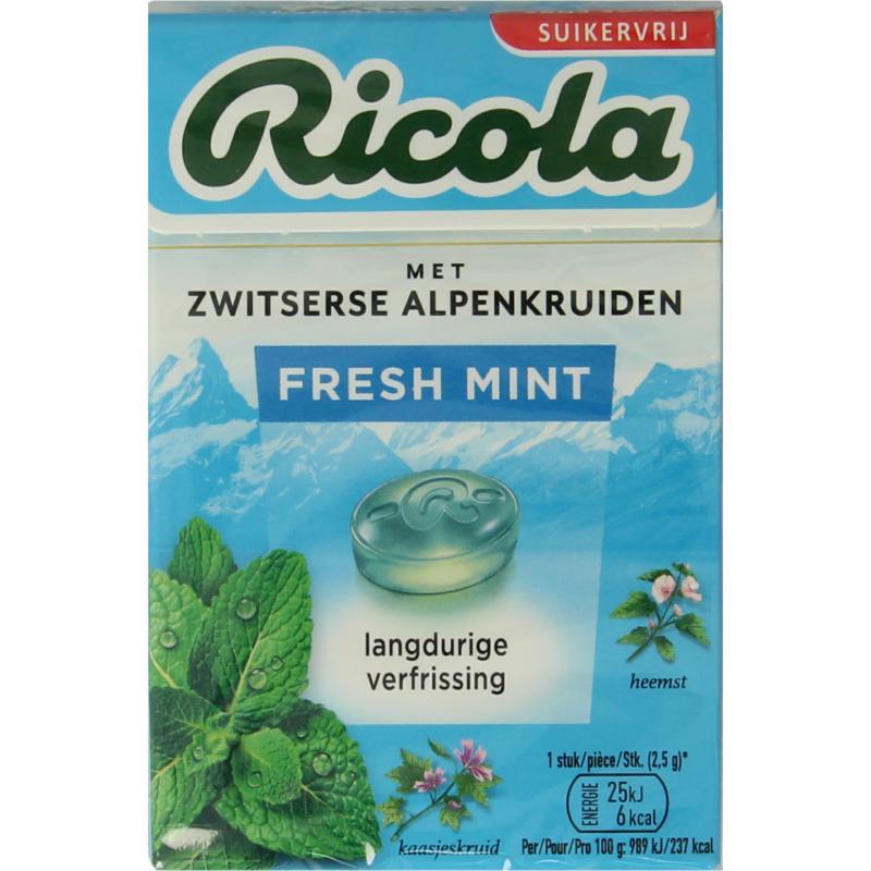 Ricola Ricola fresh mint sv doosje