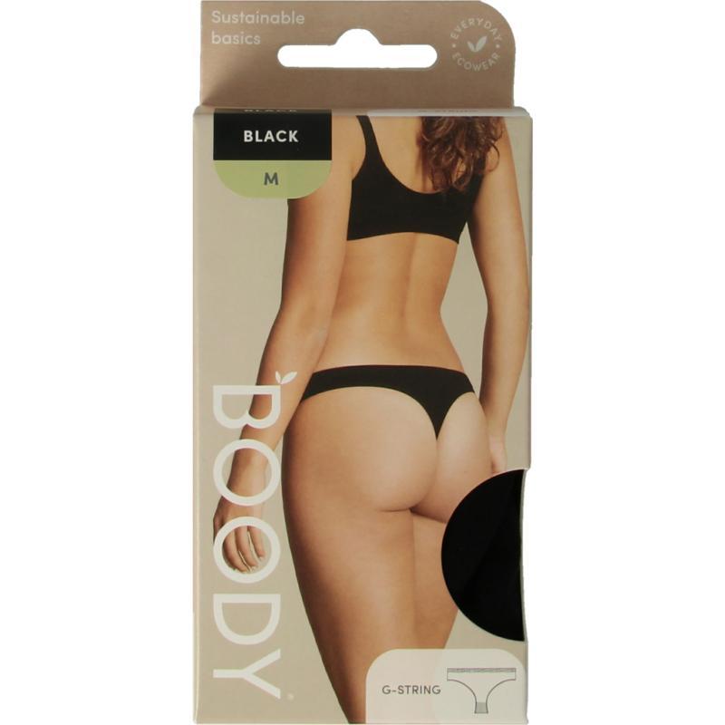 Boody g-string zwart medium