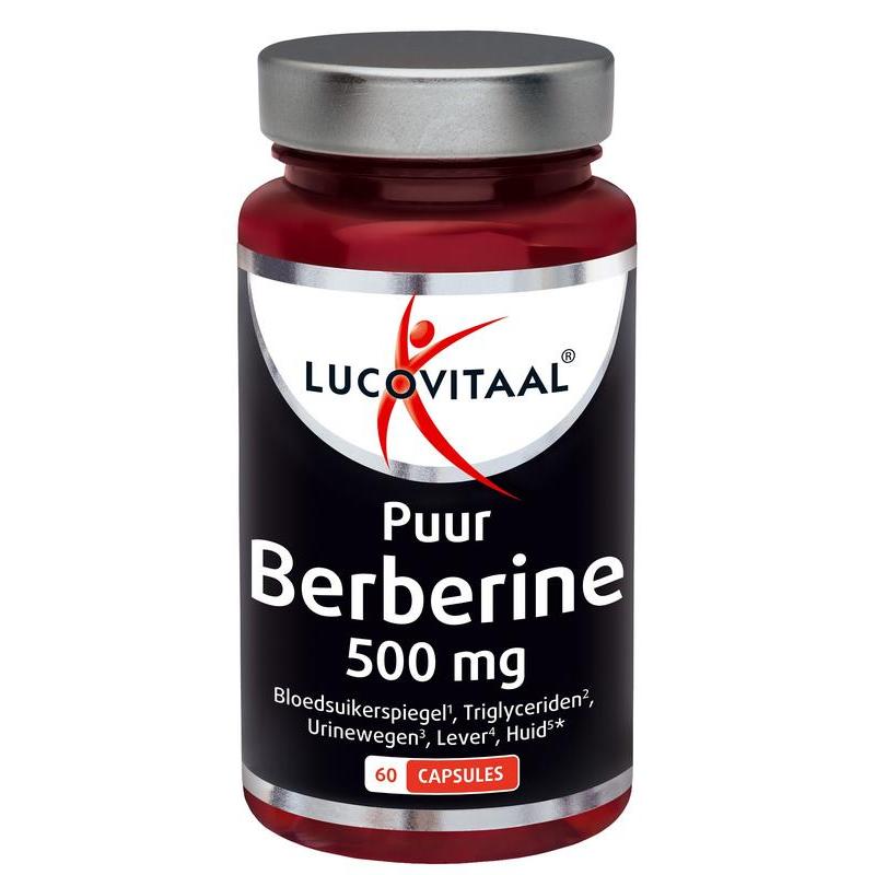 Lucovitaal berberine puur 500mg