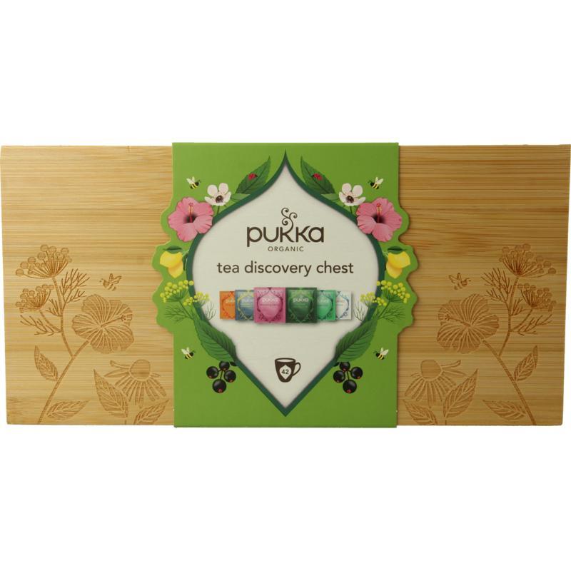 Pukka Pukka tea discovery chest bio