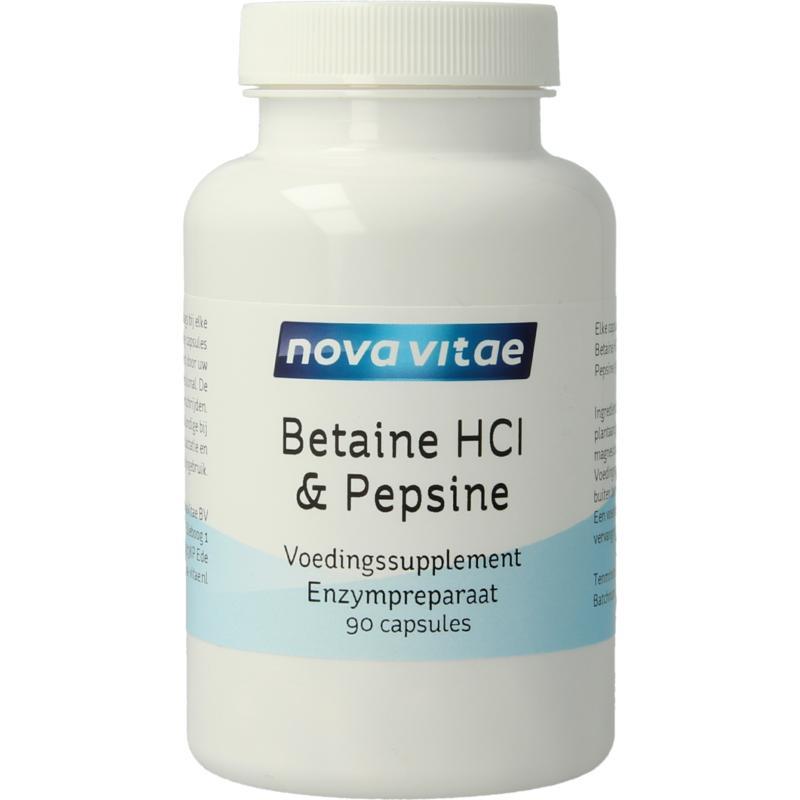 Nova Vitae betaine hci met pepsine