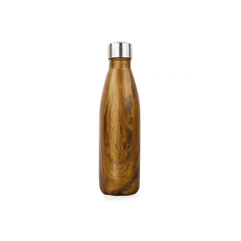 Drinkfles wood isotherm 500ml