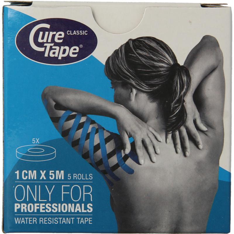 Curetape Curetape 1cm x 5mtr blauw