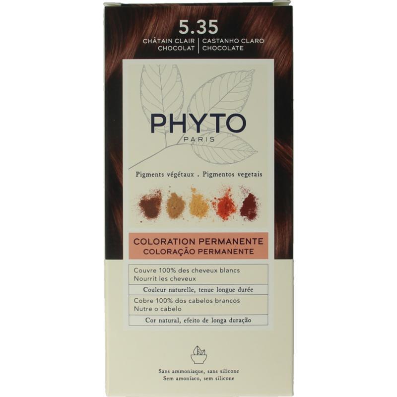 Phyto Paris Phytocolor collection 5.35 chatain clair chocolat