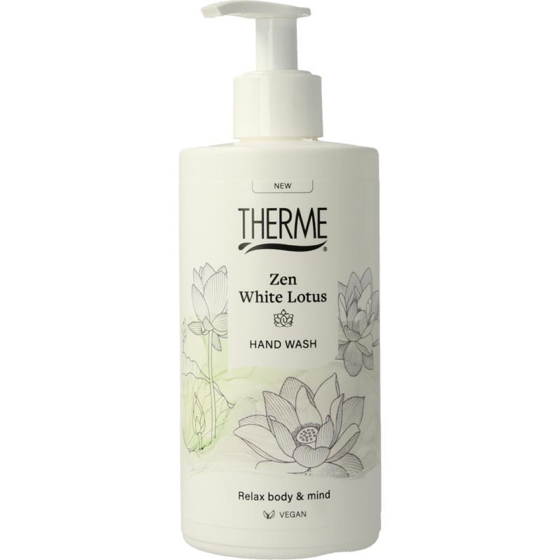 Therme zen white lotus hand wash