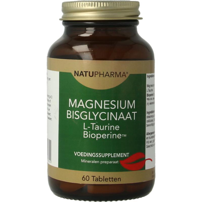 Natupharma magnesium bisglycinaat 125mg