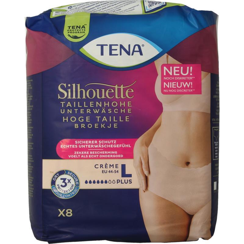 Tena Tena silh plus h waist creme l