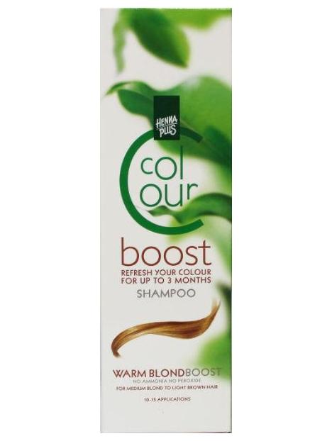 Colour boost warm blonde