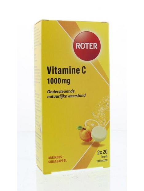 Vitamine C 1000 mg sinaasappel & abrikoos duo